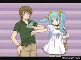 Himedere Miku 2 On Make A Gif Miku Hatsune Miku World Is Mine Hatsune