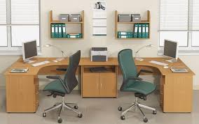 Refresh your workspace with ideas from these inspiring offices these pictures of this page are about:2 desk home office layout. 20 Space Saving Office Designs With Functional Work Zones For Two Home Office Design Small Office Design Office Furniture Modern