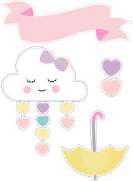 Download And Share Clipart About Molde Chuva De Amor Eva Topo De Bolo Chuva De Amor Para Imprimir Find More High Cloud Party Baby Shower Nina Unicorn Party