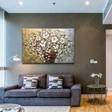 Farben fürs schlafzimmer einzigartig 17 luxus bilder fürs. Leinwand Olgemalde Caudros Decoracion Spachtel 3d Textur Acryl Weisse Blume Wandkunst Bild Fur Wohnzimmer Wohnkultur Art Pictures Picture For Living Roomwall Art Picture Aliexpress