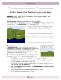 Reading topographic maps gizmo answers quizlet. Student Exploration Sheet Growing Plants