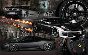 Ferrari Black Sports Cars Wallpapers Ferrari Car Sports Car Wallpaper Car Wallpapers
