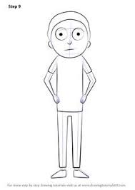 Learn How To Draw Morty From Rick And Morty Rick And Morty Step By Step Drawing Tutorials Rick And Morty Drawing Drawings Rick And Morty