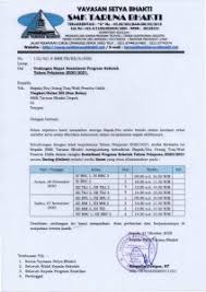 Ada dua jenis surat undangan yaitu surat undangan tidak resmi dan resmi. Page 2 Smk Taruna Bhakti