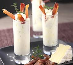 Recette Verrines Chantilly Au Camembert Et Jambon Cru Recette Recette Verrine Recette Aperitif Verrine Apero