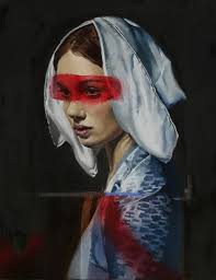 Red Stripe 4 Art Print Art Red Art Advanced Higher Art