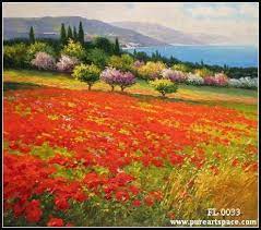 Shop art.com for the best selection of flower fields wall art online. Tuscany Flower Field Picture Beautiful Kinfe Oil Painting On Canvas For Home Decor Wall Art Oil Painting Kit Oil Painting Floweroil Painting Pallet Aliexpress