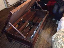 If you are looking for decent hidden gun storage furniture for your long guns, this coffee table gun safe from liberty home concealment is a good choice. Pin On Basement