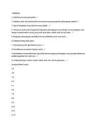 Maybe you would like to learn more about one of these? Contoh Soal Essay Sarana Dan Prasarana