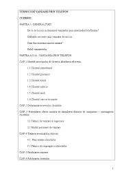 Prima poziţie pe care o ocupă, de la dreapta la. Cuprins Tehnici De Vanzare Prin Telefon