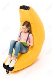 Have you been looking for so long but cannot seem to select a cozy bean bag chair that. Kid In Casual Clothes Sitting On Bean Bag Chair And Reading Book Stock Photo Picture And Royalty Free Image Image 122786002