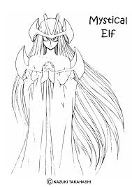 Mystical Elf Coloring Page From Yu Gi Oh Coloring Pages More Manga Coloring Pages On Hellokids Com Coloring Pages Yugioh Coloring Pages For Kids