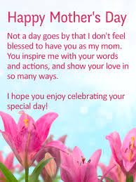 Dear friend, happy mother's day wishes for you. Enjoy Your Special Day Happy Mother S Day Card Birthday Greeting Cards By Davia Happy Mothers Day Happy Mothers Day Wishes Happy Mother S Day Card