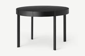 Extending dining tables are ideal for when you need more space. Oxford 4 6 Seat Round Extending Dining Table Black Made Com