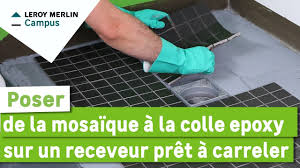 Teléfono, horario, dirección y toda la información de la tienda leroy merlin en alcorcón. Comment Poser De La Mosaique A La Colle Epoxy Sur Un Receveur Pret A Carreler Leroy Merlin Youtube