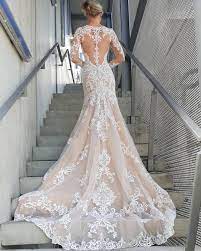 Maggie Sottero Designs On Instagram Add Some Beautiful Cascading Drama To Your Long Sleeve Wedding Dress Lace Top Wedding Dresses Form Fitting Wedding Dress