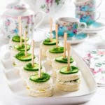 Just without the pink sign. Cucumber Sandwiches Cutest Finger Sandwiches Confetti Bliss