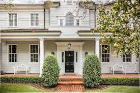 Check spelling or type a new query. Light Gray House Siding With Doric Columns Transitional Home Exterior