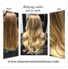 Ombre hair is a coloring effect in which the bottom portion of your hair looks lighter than the top portion. Balayage Ombre By Steph Simon Constantinou Hair Salon Cardiff Simon Constantinou