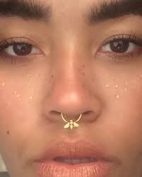 Most Current Cost Free Nose Piercings Outfit Popular A Facial Striking Will Make A Vivid Record In Addit In 2021 Septum Piercing Jewelry Nose Piercing Septum Piercing