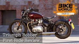 Triumph motorcycles use cookies on this website to provide the best experience possible. 2017 Triumph Bonneville Bobber First Ride Review Bike World Youtube