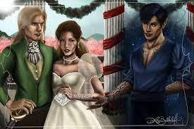 The Wedding Greeting Card By Dark Beautiful Feyre And Rhysand A Court Of Wings And Ruin A Court Of Mist And Fury