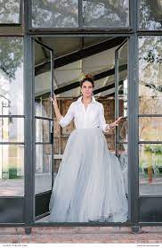 It S The Wedding Trend Of 2016 Clean Organic Contemporary Wedding Dress Inspiration Blue Wedding Dresses Wedding Dresses