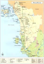 Kuala perlis is the closest city to thailand and travelers coming from thailand can continue to travel by tourist bus, train or plane to kuala lumpur. Map State Of Perlis And Kedah Malaysia Wonderful Malaysia