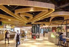 Agc Design Shopping Mall Interior Architecture Ceiling Mall Design