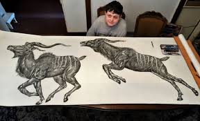 Dusan krtolica 11 years, crtanje zivotinja, drawing animals. Impressive Animal Drawings By Dusan Krtolica