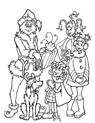 Whoville People Blowup For Artwork Grinch Coloring Pages Christmas Gift Coloring Pages Christmas Coloring Pages