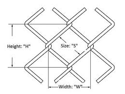 The most precise method is to use vernier calipers, though with care a measuring tape can get a close enough estimate. Chain Link Fence Mesh Grades