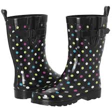 Polka dot 8 8 zum kleinen preis hier bestellen. Womens Capelli New York Mid Calf Multi Dot Rain Boots From Capelli New York Accuweather Shop