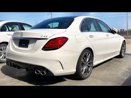 2020 Mercedes Benz C43 Amg 4matic 385hp Polar White Metallic In Depth Visual Walk Around Youtube