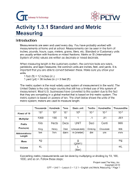 Activity 1 3 1 English And Metric Measuring