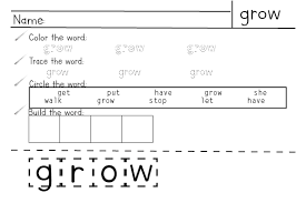 Free sight word printable worksheets and games for kindergartners include: 3rd Grade Sight Word Practice Worksheets Grafico Por Marie9 Creative Fabrica