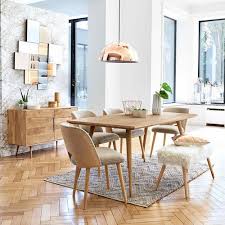 Koperkleurige Metalen Hanglamp D50 Maisons Du Monde Dining Room Design 4 Seater Dining Table Dining Room Inspiration