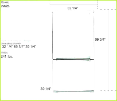 Average Refrigerator Dimensions Marknadsforing Co