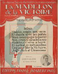 Les chansons gardent en elles toute la singularité et l'esprit de cette époque incroyable, effroyable et, comme par enchantement, dès qu'elles se instruments de propagande, de réconfort ou de révolte, romances légères ou refrains patriotiques, les chansons composées pendant la grande guerre nous. La Victoire En Chantant The French Chanson In The First World War Der Erste Weltkrieg