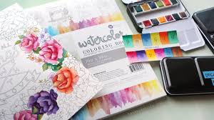 For any artist, books on watercolors are good sources of inspiration, new methods, and fresh perspectives. Painterly Days Watercolor Coloring Book Thedailymarker30day Challenge Youtube