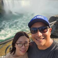 Jayson Javier is with Mary Po-Javier in Niagara Falls.