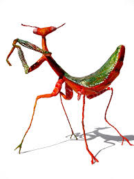 Mante Religieuse Martha Arango L Art Naturel Creations En Papier Mache Art D Insecte Sculpture Papier Mache