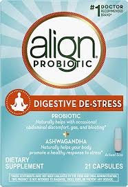 Amazon Com Align Probiotic Digestive De Stress Probiotic With Ashwagandha Which Helps With A Healthy Response To Stress 21 Capsules Health Personal Care