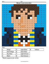 You don't need to have a magic wand to plunge into this fabulous world. Newt Scamander Coloring Coloring Squared