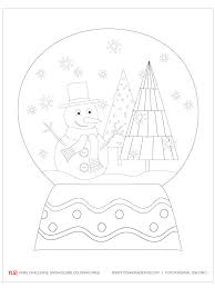 Use our special 'click to print' button to send only the image to your printer. Snowglobe Coloring Page Pdf Yes We Made This