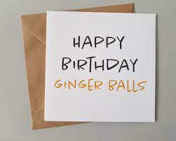 Pin On Funny Ginger Cards