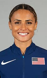 She competes for the university of kentucky. Sydney Mclaughlin
