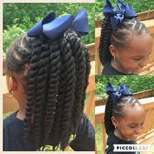 Cornrows With Crocheted 12 Medium Mambo Twist Ponytail Hair Styles Kids Crochet Hairstyles Lil Girl Hairstyles