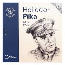 Brigadier general heliodor píka holds the battle flag of the czechoslovak 2nd airborne brigade. Silver Medal National Heroes Heliodor Pika Proof Czech Mint