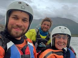 92-year-old grandma and grandson are